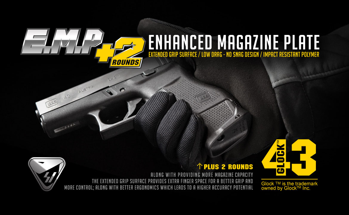 Glock 43 Strike Industries <br> EMP +2 Magazine Extension <br> Review